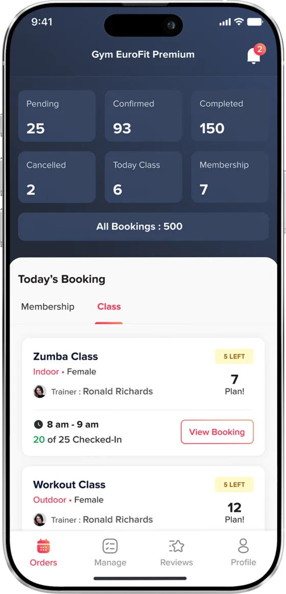 YOLOfit app screen